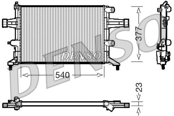 Su Radyatörü  DENSO DRM20080