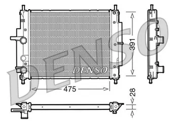 Su Radyatörü  DENSO DRM09036  DRM09036 46810779