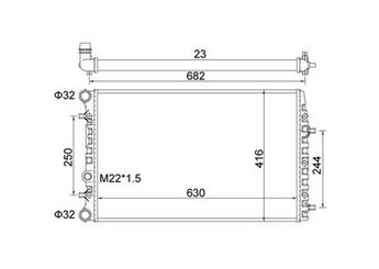 Su Radyatörü  MAGNETI MARELLI 359000300850  46440541 6Q0121253Q 6Q0 121 253 Q 6Q0121253R 6Q0 121 253 R 6Q0121253L 6Q0 121 253 L 6Q0121253M 6Q0 121 253 M 6QE121253A 6QE 121 253 A