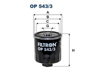 Yağ Filtresi  FILTRON OP 543/3  OP5433 OP 543/3 2027438 2027 438