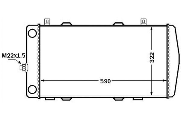 Su Radyatörü  MAHLE CR 1513 000S