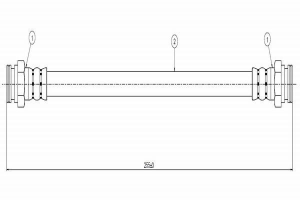 Fren Hortumu Arka Sağ veya Sol Skoda Forman (785)(1992->)  CAVO C800 407A