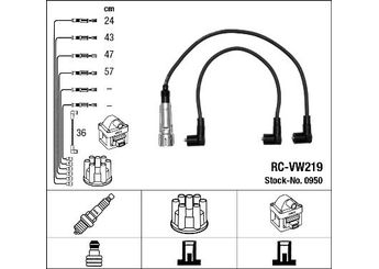 Buji Kablosu  NGK 0950  