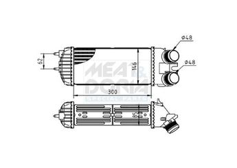 Turbo Radyatörü  ORİS 1578-4835  384G5 00000384G5 E256083 000E256083 0384G5 9645965180