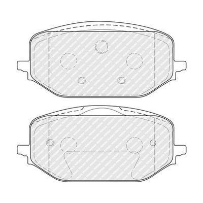 Fren Disk Balata Ön Peugeot 308 (P5)(06.2021->)  FERODO FDB5337