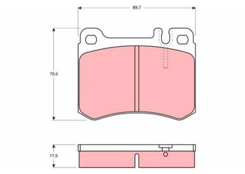 Fren Disk Balata Ön TRW GDB929  14200320 0014200320 14200820 0014200820 14207620 0014207620 001 420 03 20 001 420 08 20 001 420 76 20 14208520 001 420 85 20 A0014200320 A 001 420 03 20 A0014200820 A 001 420 08 20 A0014207620 A 001 420 76 20 A0014208520 A 001 420 85 20