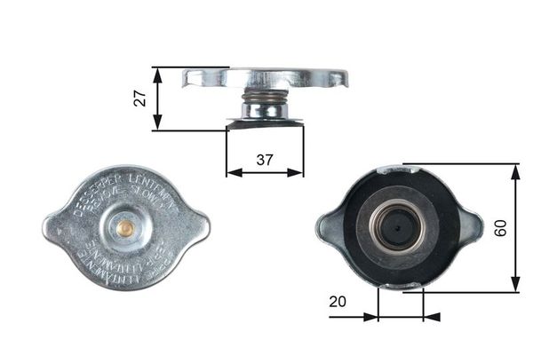 Radyatör Kapağı  GATES RC217