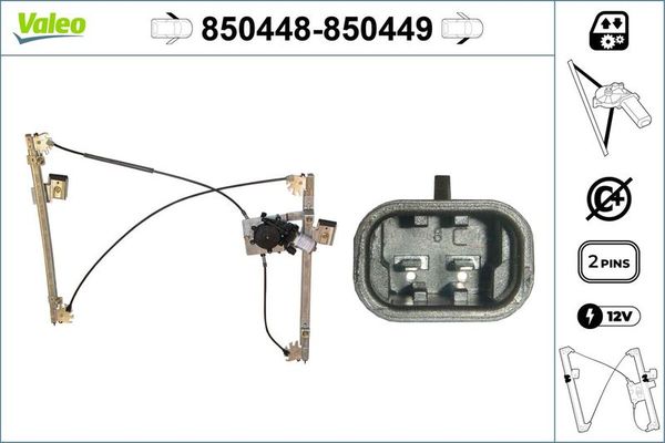 Cam Krikosu Ön Sol VALEO 850448