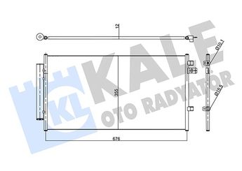 Klima Radyatörü  KALE 357960  51938531 51966751