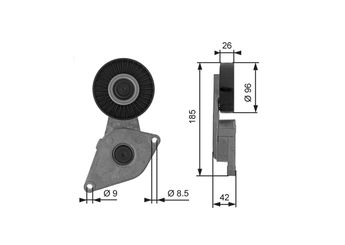 Triger Gergi Rulmanı  GATES T38464  K9BV10770 0K9BV10770