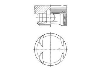 Piston (82.25MM-0.25)  KOLBENSCHMIDT 41766620  A2710307017
