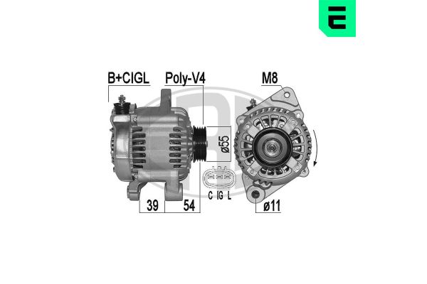 Alternatör  Daihatsu Materia (M4)(2006->2011)  ERA 209527A