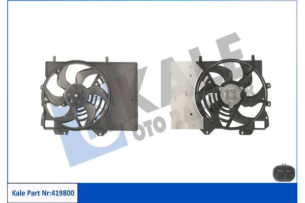 Radyatör Fan ve Motoru  Citroen C4 Cactus (2014) / C4 Cactus Makyajlı (2018)  MAGNETI MARELLI 359003900460