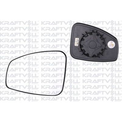 Ayna Camı Dış Sol Renault Fluence (10.2009->)  KRAFTVOLL 09080119