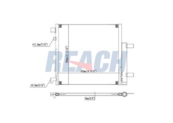 Klima Radyatörü  DELPHI CF20220  95395384 96676342 42422272 94554553 95326120 95480135 95963188