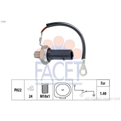Yağ Müşürü  Audi A6 Sedan (4F2)(03.2004->)  FACET 7.0167
