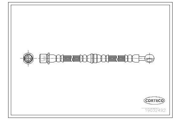 Fren Hortumu Ön Sağ MGA 51766