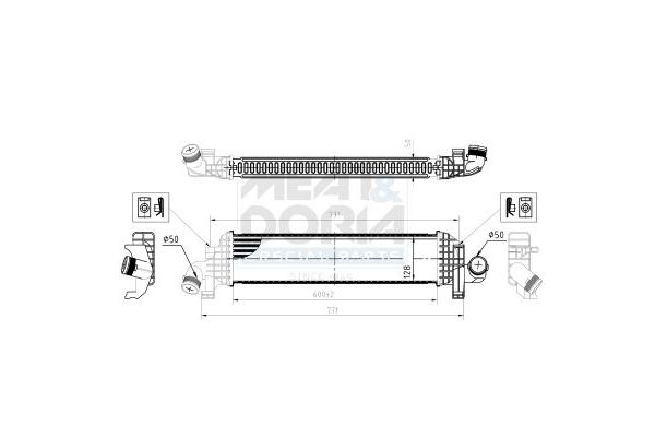 Turbo Radyatörü  Volvo C70 Cabriolet (12.2005->)  MGA 87190