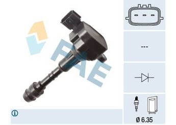 Ateşleme Bobini  DELPHI GN10242-11B1  224338J115 224338J11C 224488J100 224488J110 224488J111 224488J11C 224488J115 7701070071 7701053105 133925 2503925 22433-8J115 22433-8J11C 22448-8J100 22448-8J110 22448-8J111 22448-8J115 22448-8J11C 77 01 070 071
