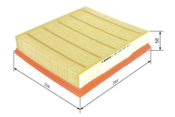 Hava Filtresi  Audi S8 (D2)(05.1999->)  BOSCH 1 457 433 537