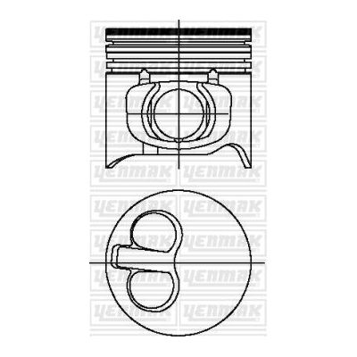 Piston (94.40MM-0.60)   KONEKS 209872