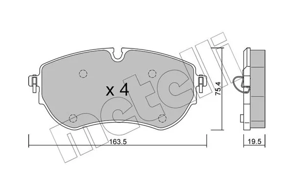 Fren Disk Balata Ön METELLI 22-1172-0