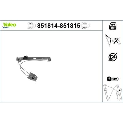 Cam Krikosu Arka Sol VALEO 851814