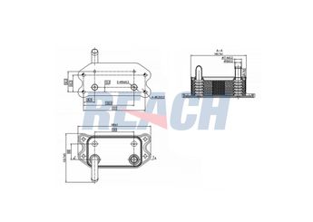 Motor Yağ Soğutucu  SWAPP 52228  8653372 31201910 8677974 9471553 9496494 9497225