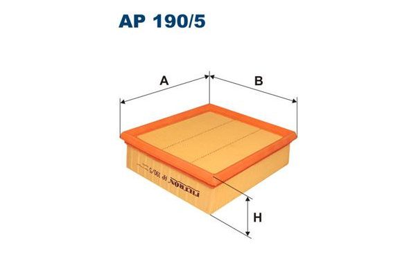 Hava Filtresi  Fiat Sedici (189)(2006->)  FILTRON AP 190/5