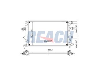 Su Radyatörü  BEHR CR 531 000P  1300258 1300409 13150405 24448943 93174532 93174632 93177122