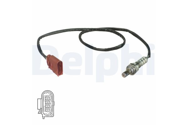 Oksijen (Lambda) Sensörü  Skoda Superb (3U4)(04.2002->)  DELPHI ES21311-12B1