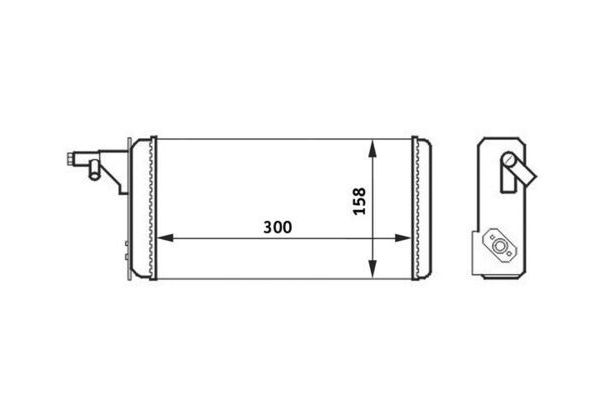Kalorifer Radyatörü  MAHLE AH 40 000S