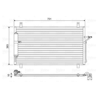 Klima Radyatörü  VALEO 814496