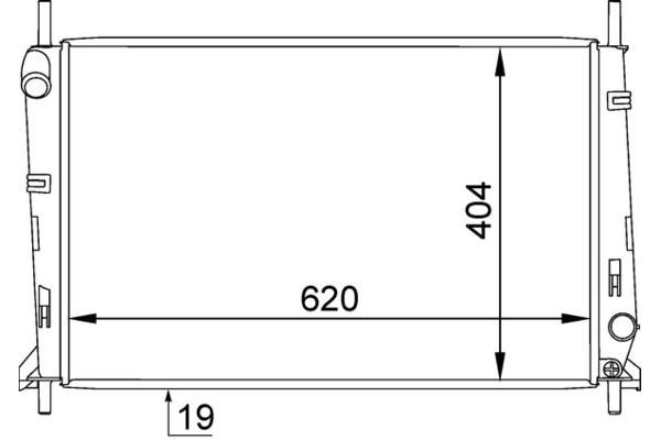 Su Radyatörü  Ford Mondeo 4/5 Kapı - S.Wagon (FD)(1993->)  MAHLE CR 1138 000S