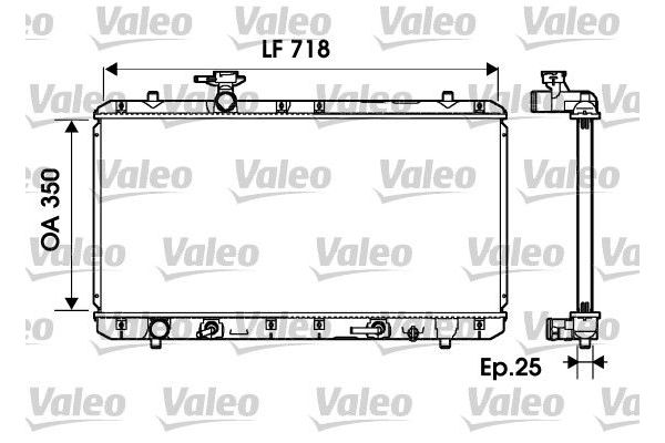 Su Radyatörü  Ford Grand Tourneo Connect (2013->)  VALEO 734165