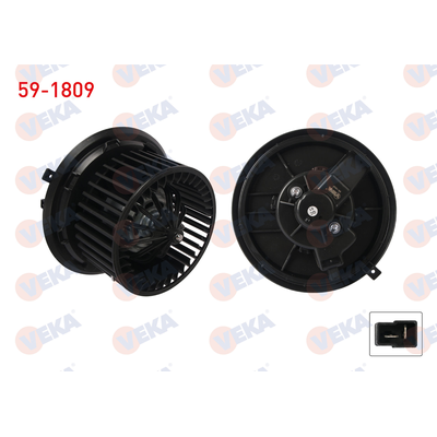 Kalorifer Motoru  Fiat Egea (160)(1988->)  VEKA 59-1809