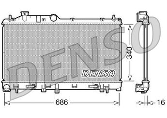 Su Radyatörü  DENSO DRM36009  25310A5800 45111AG020 45119AG020
