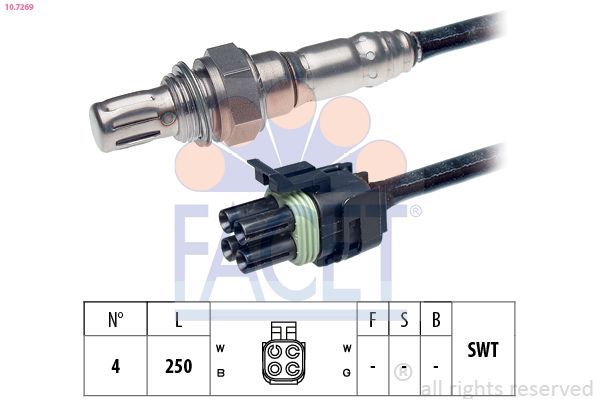 Oksijen (Lambda) Sensörü  FACET 10.7269