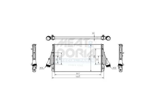 Turbo Radyatörü  Opel Vectra C 4 Kapı (2002->)  ASPART 6TRA1050