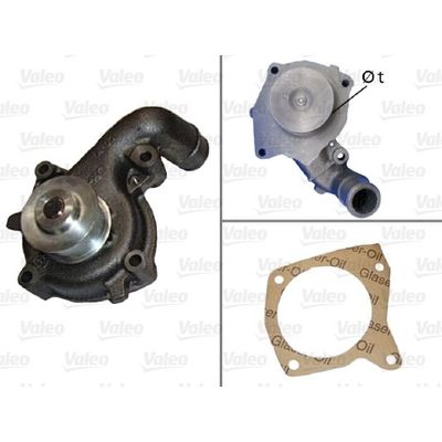 Devirdaim Su Pompası  Ford Fiesta (DX)(2000->)  VALEO 506529