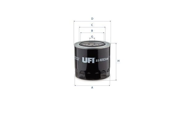 Yağ Filtresi  UFI 23.653.00