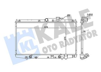 Su Radyatörü  KALE 347750  214104344R 19010PAAA01 19010-PAA-A01 19010PAAA02 19010-PAA-A02 19010PAAA51 19010-PAA-A51 19010PAAY51 19010-PAA-Y51 19010PAAA03 19010PAAA53 19010PAAY52