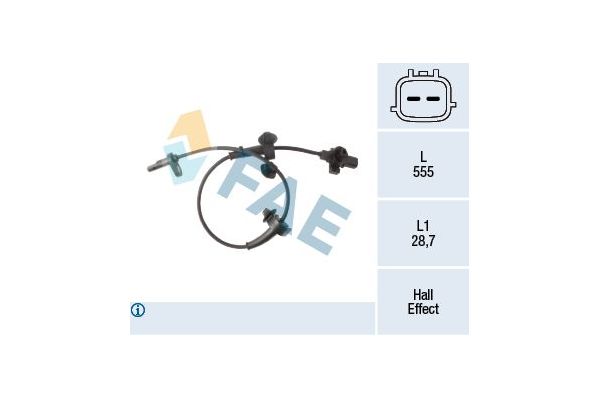 Abs Sensörü Arka Sağ MGA 33845