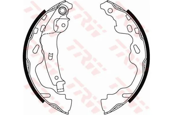 Fren Pabuçlu Balata Arka Peugeot 108 TOP (03.2014->)  MGA 54210