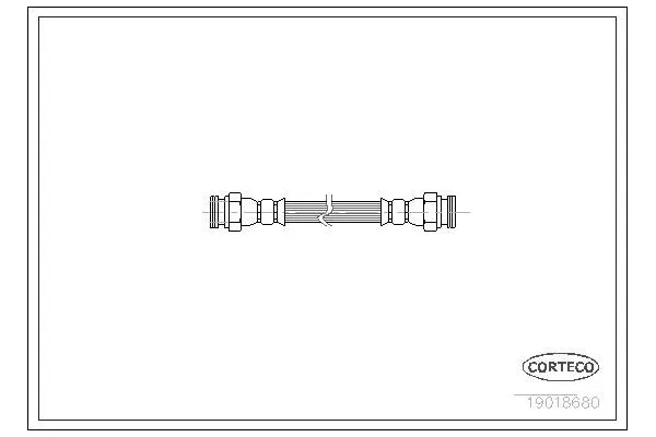 Fren Hortumu Arka Sağ veya Sol Skoda Favorit (781)(1988->)  WALBURG WBH0129