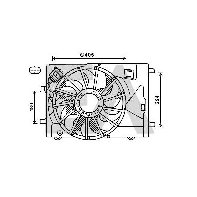 Radyatör Fan ve Motoru  OPEL ORJINAL 95962654