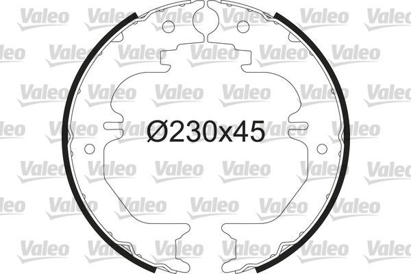 Fren Pabuçlu Balata Arka VALEO 564235