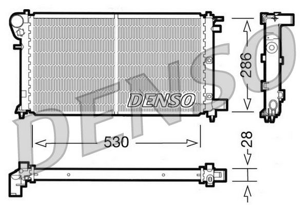 Su Radyatörü  DENSO DRM21004