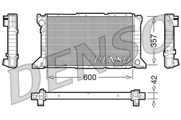 Su Radyatörü  DENSO DRM10100
