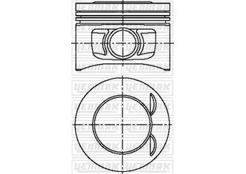 Piston (83.00MM-STD)  YENMAK 31-04179-000  7438610026